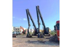 China Excavator long reach Vibrating Pile Driving Arm For Construction Piling Solutions supplier