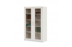 China 2 Glass Sliding Door Steel File Cabinet Metal Storage Cupboard supplier