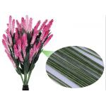30cm Long green color Flower Adhesive Tape Paper Covered Wire for decoration for sale