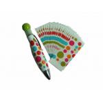 Fashionable Dot Design PET Heat Shrink Sleeve Labels for Ball Pen