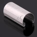 6063 Curtain Rod Material Mill Finish With Aluminum Extrusion Profile for sale