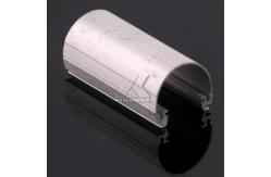 China 6063 Curtain Rod Material Mill Finish With Aluminum Extrusion Profile supplier