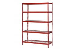 China Auto Repair Shop Adjustable Rivet Boltless Shelving With Wire Mesh Decking supplier