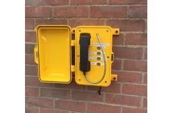 China Analog / VoIP Industrial Weatherproof Telephone With Wall / Pillar Mounting supplier
