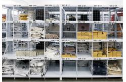 China Four Tier Q235 Steel Pallet Shelving With Wire Decking For Garment supplier