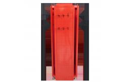 China Four Tiers Pegboard Display Rack With Holder Custom Logo supplier