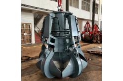 China Electro Hydraulic 1 Cubic Grab Bucket For Indoor Use Five Peel supplier