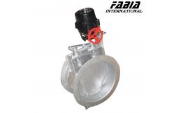 China 4 Inch Electrically Operated Butterfly Valve Control Flanged Ventilated supplier