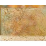 Decorative Laminated Glass Metal Mesh In Patterned Ground Polished
