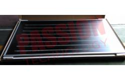 China Natural Circulation Blue Titanium Flat Panel Solar Collector With Copper Connector supplier