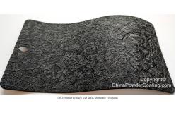 China White Black Crocodile Pattern Powder Coating Powder Paint Big Texture Structured supplier