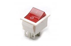 China 16a On Off Double Pole 4 Pin Rocker Switch With 12v Light supplier