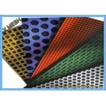 Round Hole Perforated Metal Mesh , PVC Coated Perforated Aluminum Sheet Metal for sale