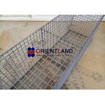 Galvanised Bs En Iso 10244-2 Weldmesh Gabions With Helical Binders for sale
