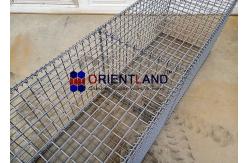 China Galvanised Bs En Iso 10244-2 Weldmesh Gabions With Helical Binders supplier
