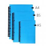 A4 A5 B5 Sublimation Spiral Notebook Bound Goals Agenda PET Film Cover Custom Blank Sublimation Journals for sale
