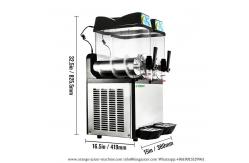 China R404A Dual Margarita Frozen Cocktail Slush Machine Macker supplier