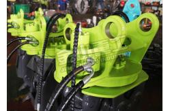 China Single Cylinder Hydraulic Grapple Attachment 360° Rotation Excellent Grasping Ability supplier