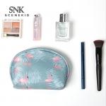 China Small Nylon Travel Flamingo Toiletries Cosmetic Bag manufacturer