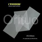 Matte 67x103mm 7 Wonders Clear Card Sleeves Easy Shuffling Non Glare