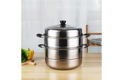 China All - Season Household Stackable Steamer Pot Two Layers  With Handle supplier