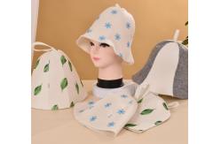 China Comfortable and Protected in the Sauna with Felt Sauna Hats supplier