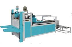 China Pasting Box 2800mm Carton Folding And Gluing Machine Semi Automatic supplier