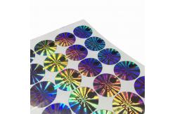 China Custom Security Holographic Label Stickers Adhesive And Void For Seal Void Sticker supplier