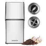 ODM Small Electric Coffee Bean Grinder ETL UL Mini Electric Coffee Maker 2 Removeable Cups for sale