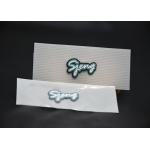 Printed 3 Colour Logo Silicone Heat Transfer Labels For Clothing for sale