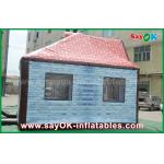 Customized 5 x 4m PVC Giant Inflatable House Bar Plub With Window / Chimney