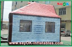 China Customized 5 x 4m PVC Giant Inflatable House Bar Plub With Window / Chimney supplier