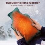 Portable Hand Warmer with Non-flammable Safety Features Overheating Protection and Reusable Design for sale