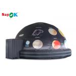 Inflatable Digital Mobile Planetarium With PVC Floor Mat For Astronomy Museum for sale