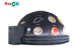 China Inflatable Digital Mobile Planetarium With PVC Floor Mat For Astronomy Museum supplier