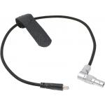 Lemos 2 Pin Rotatable Right Angle To Micro USB Power Cable For ARRI Z CAM E2 Flagship To Nucleus Nano Braided Wire for sale