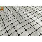 Industrial Plastic Protective Netting Support Mesh 50g/Sqm 500m Length Black Color for sale