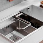 Hot Cold Water Bar Faucet IPX5 Ceramic Cartridge RV Sink Fold Down Faucet for sale