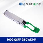 High speed optical transceiver module  100G QSFP28 CWDM4 2km for backbone & metro, access & aggregation for sale