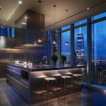 Innovative Stainless Steel Cladding , Blue Tint , For Futuristic Buildings for sale