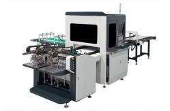 China Bi-Channel Intelligent Fully Automatic Rigid Box Hardcover Visual Positioning Paper Gluing Machine supplier