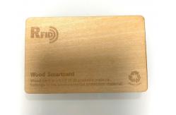 China  1K Engraved NFC Wooden Business Cards Digital Printing supplier