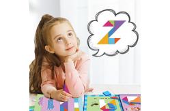 China Children'S Early Education Puzzle Geometric Shape Magic Triangle Tangram supplier
