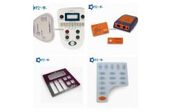 China Polydome Button Graphic Panel Overlay LED LCD 3M468 Membrane Push Button Switch supplier