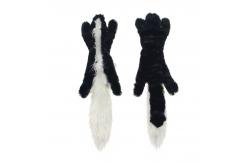 China 48*15 cm unstuffed short fabric simulated animal barking dog chewing toy supplier