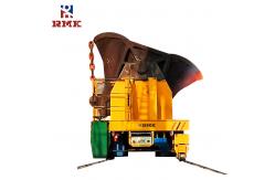 China Steerable Electric Powered Ladle Transfer Cart For Material Foundry Factory supplier