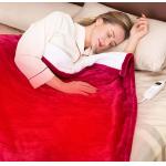Heat Evenly Washable Electric Heated Blanket With 5 Graphene Sheets OEM for sale