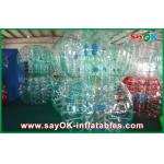 Inflatable Lawn Games Clear / Red / Blue Inflatable Soccer Bubble Ball Giant Human Bubble Ball for sale