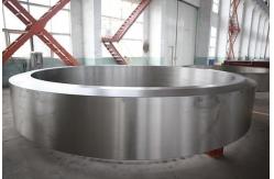 China cement rotary kiln tyre and cement kiln parts and forging riding ring supplier