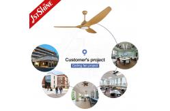 China Remote Control 230V 50hz Ceiling Fan Energy Saving With Led Light supplier